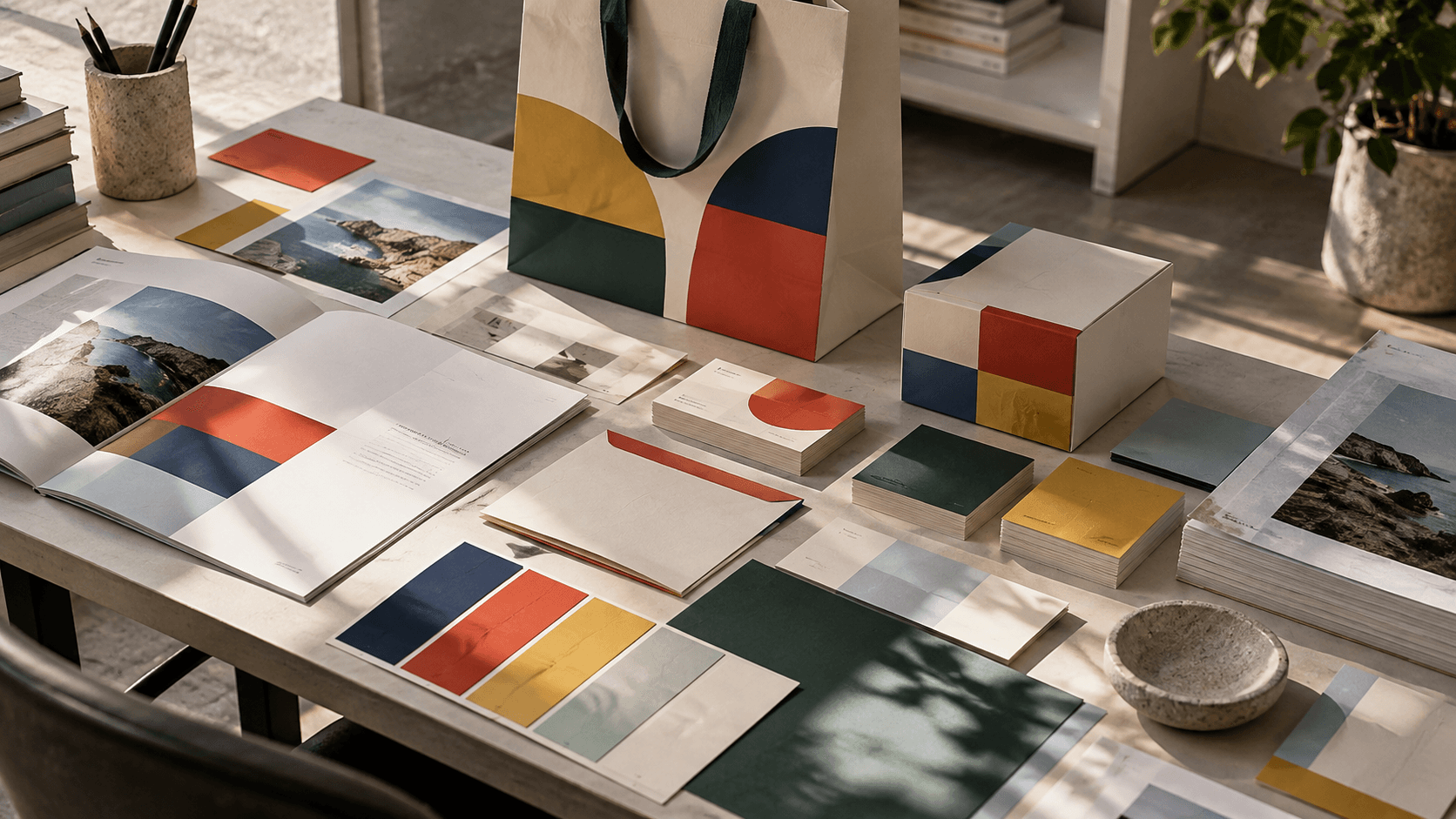 Brand identity materials for a memorable brand